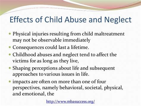 4 Consequences of Child Abuse and Neglect .